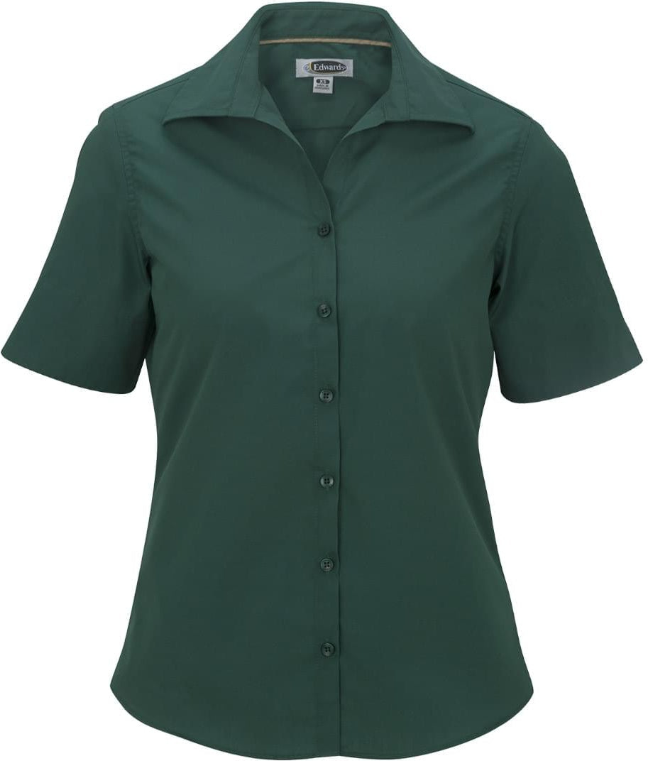 Edwards Ladies Lightweight Short Sleeve Poplin Blouse