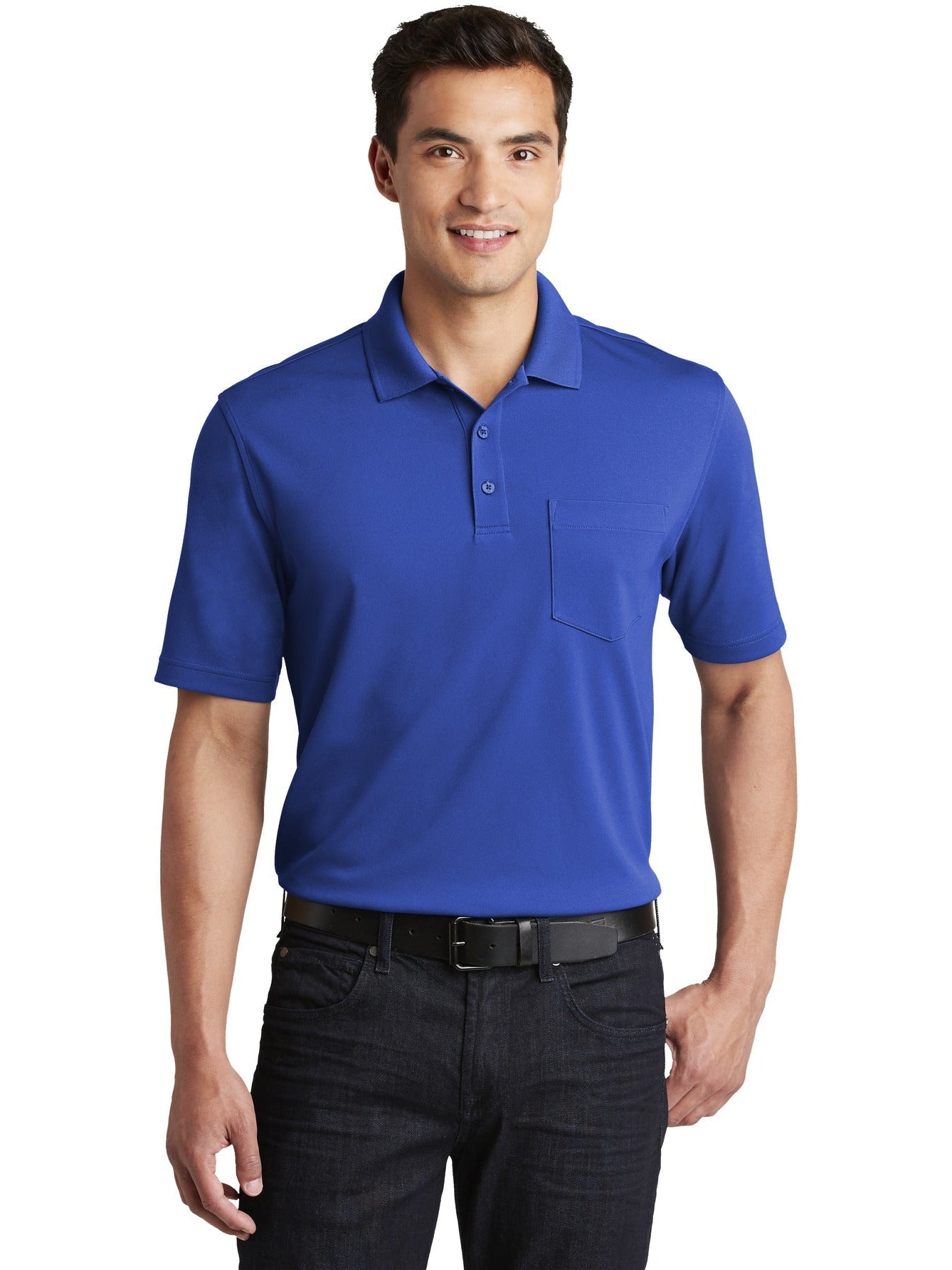 OUTLET-Port Authority Dry Zone UV Micro-Mesh Pocket Polo