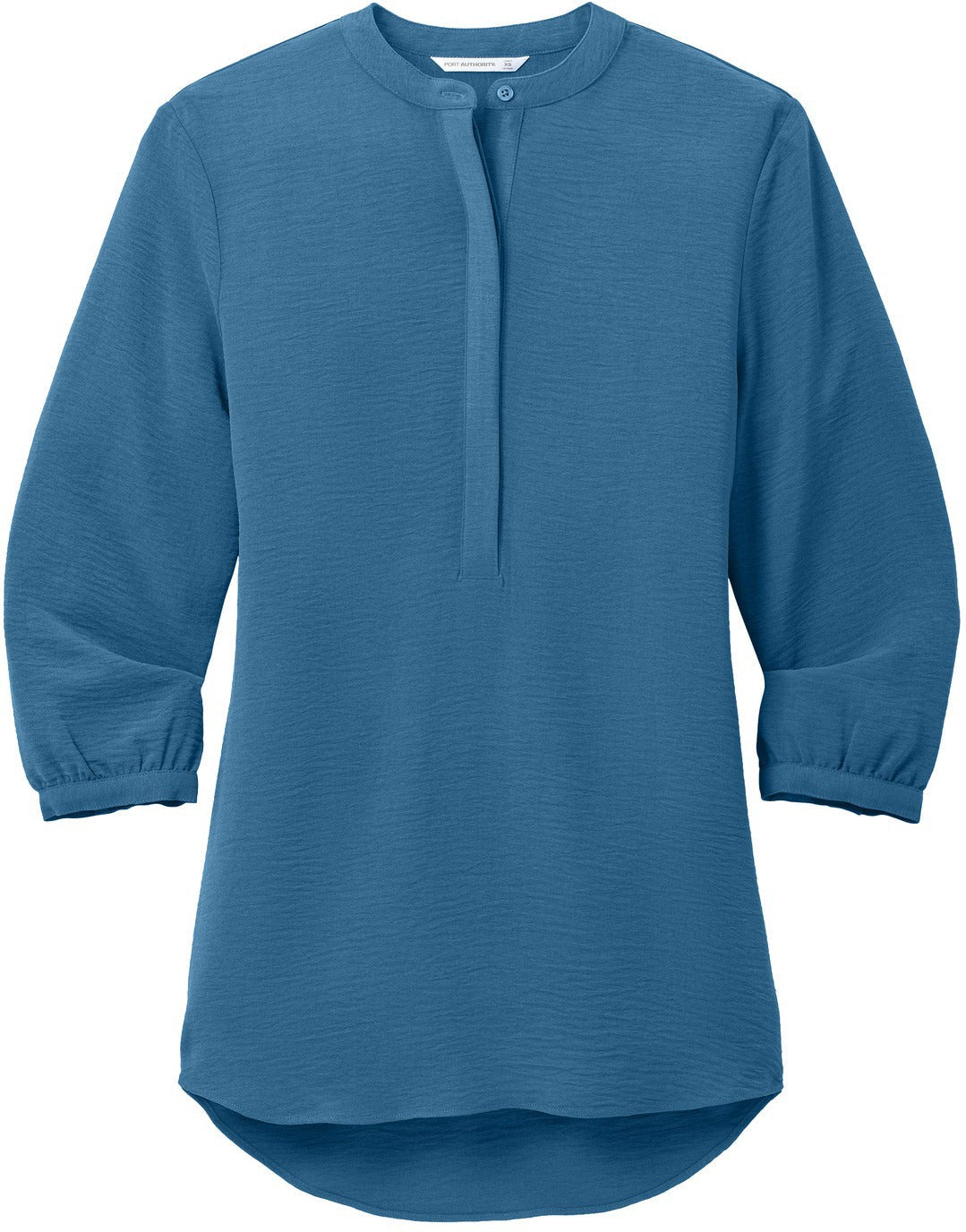 Port Authority Ladies 3/4-Sleeve Textured Crepe Tunic