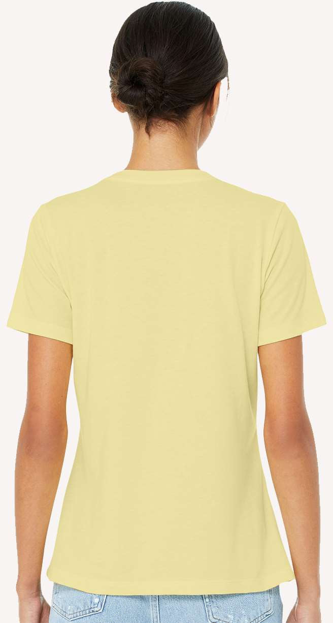Bella+Canvas Womenâs Relaxed Fit Heather CVC Tee
