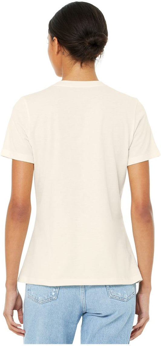Bella+Canvas Womenâs Relaxed Fit Heather CVC Tee