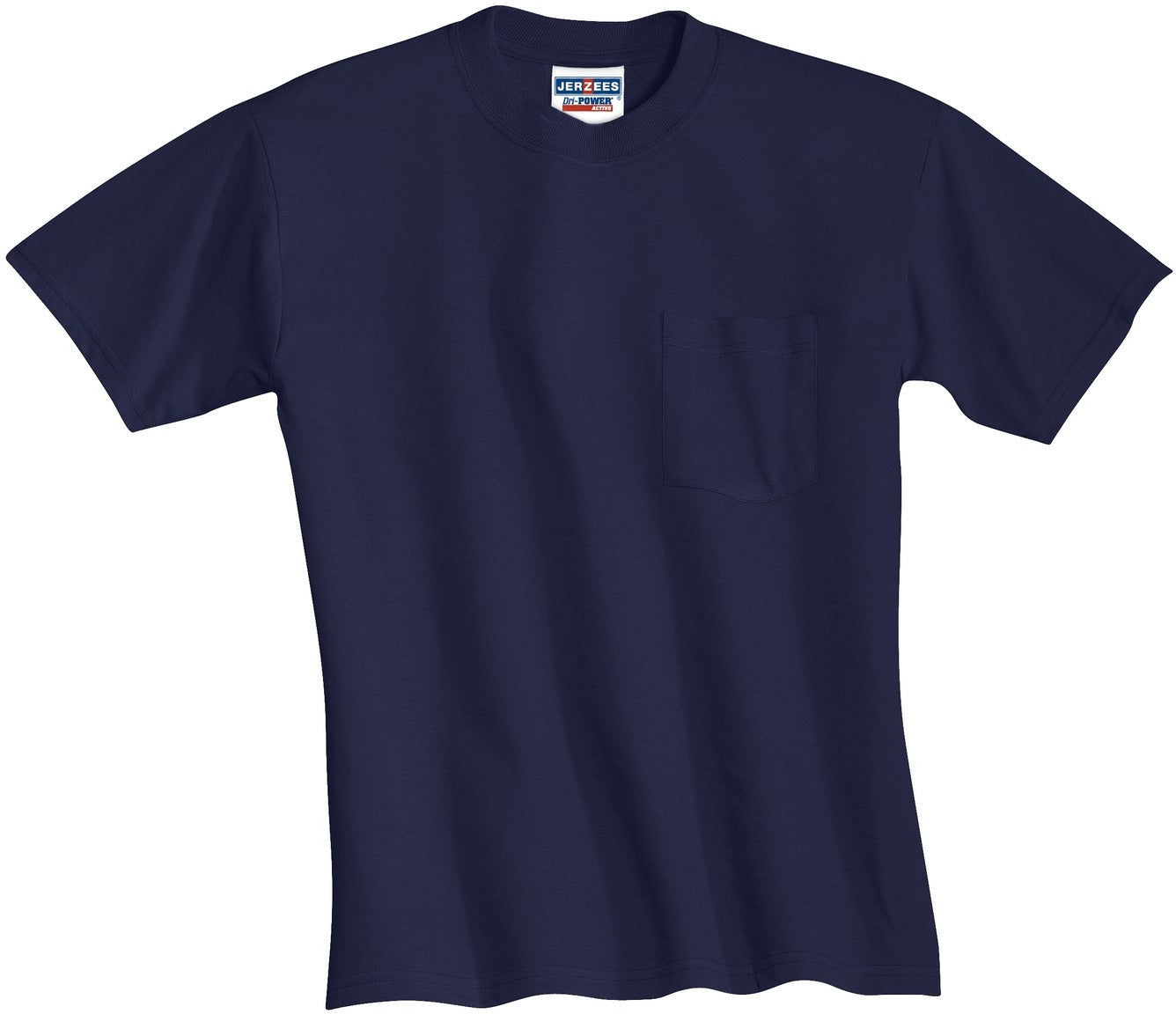 OUTLET-Jerzees Dri-PowerActive 50/50 Cotton/Poly Pocket T-Shirt