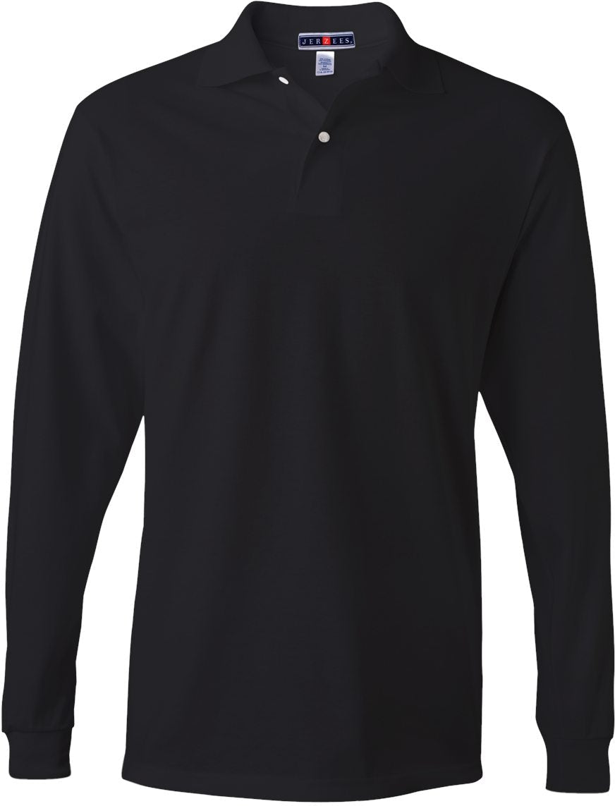 Jerzees SpotShield 50/50 Long Sleeve Polo