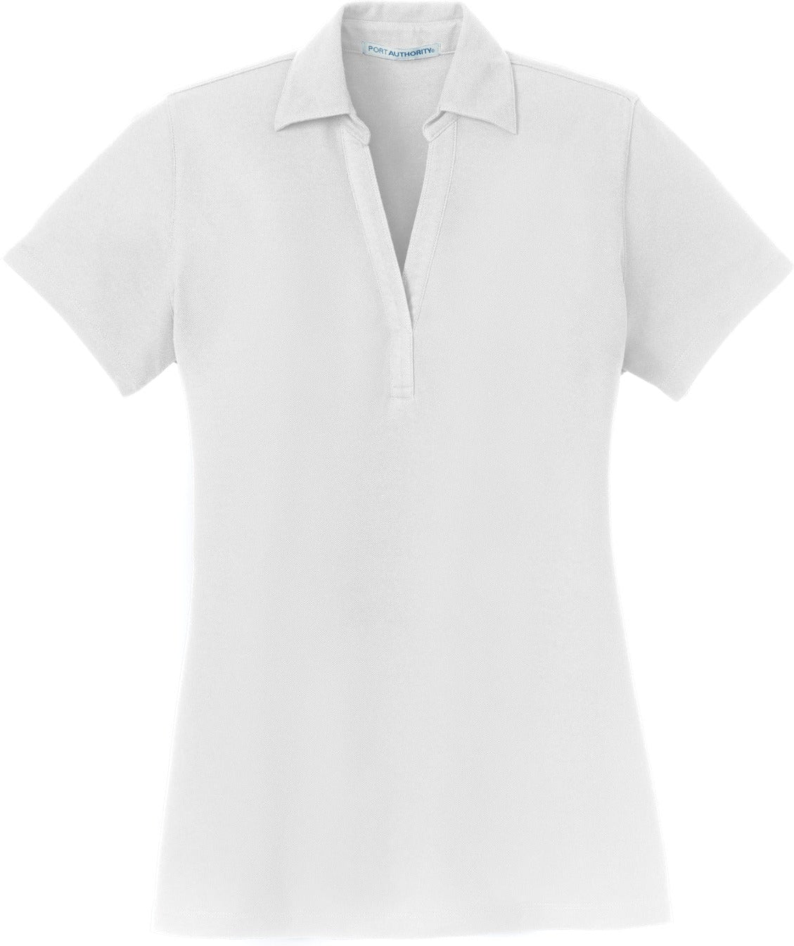 CLOSEOUT - Port Authority Ladies Silk Touch Y-Neck Polo