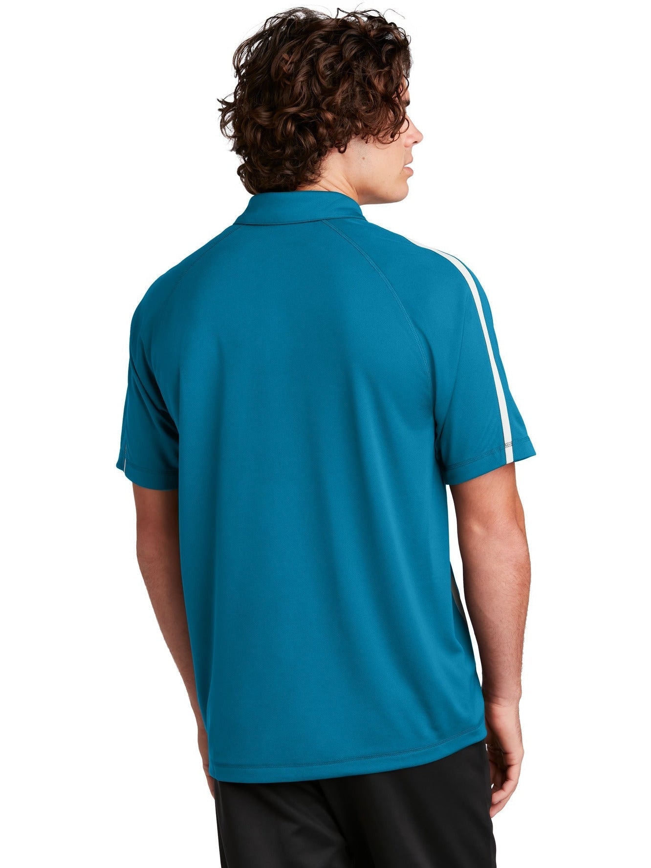 OUTLET-Sport-Tek Micro-Mesh Colorblock Polo