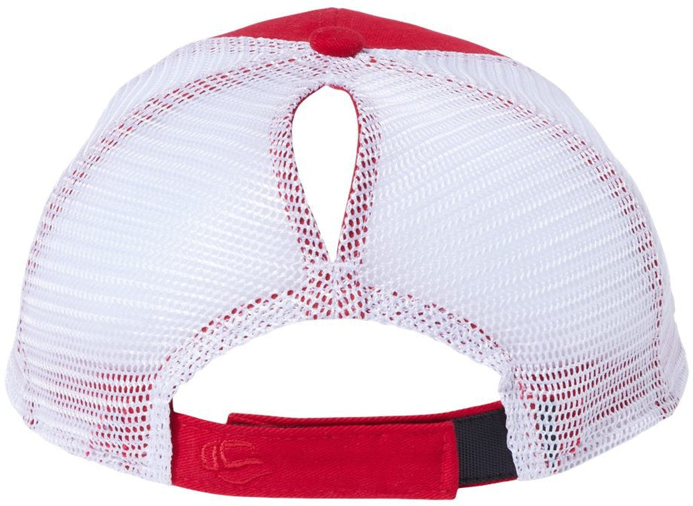 OUTLET-Outdoor Cap Ponytail Mesh-Back Cap