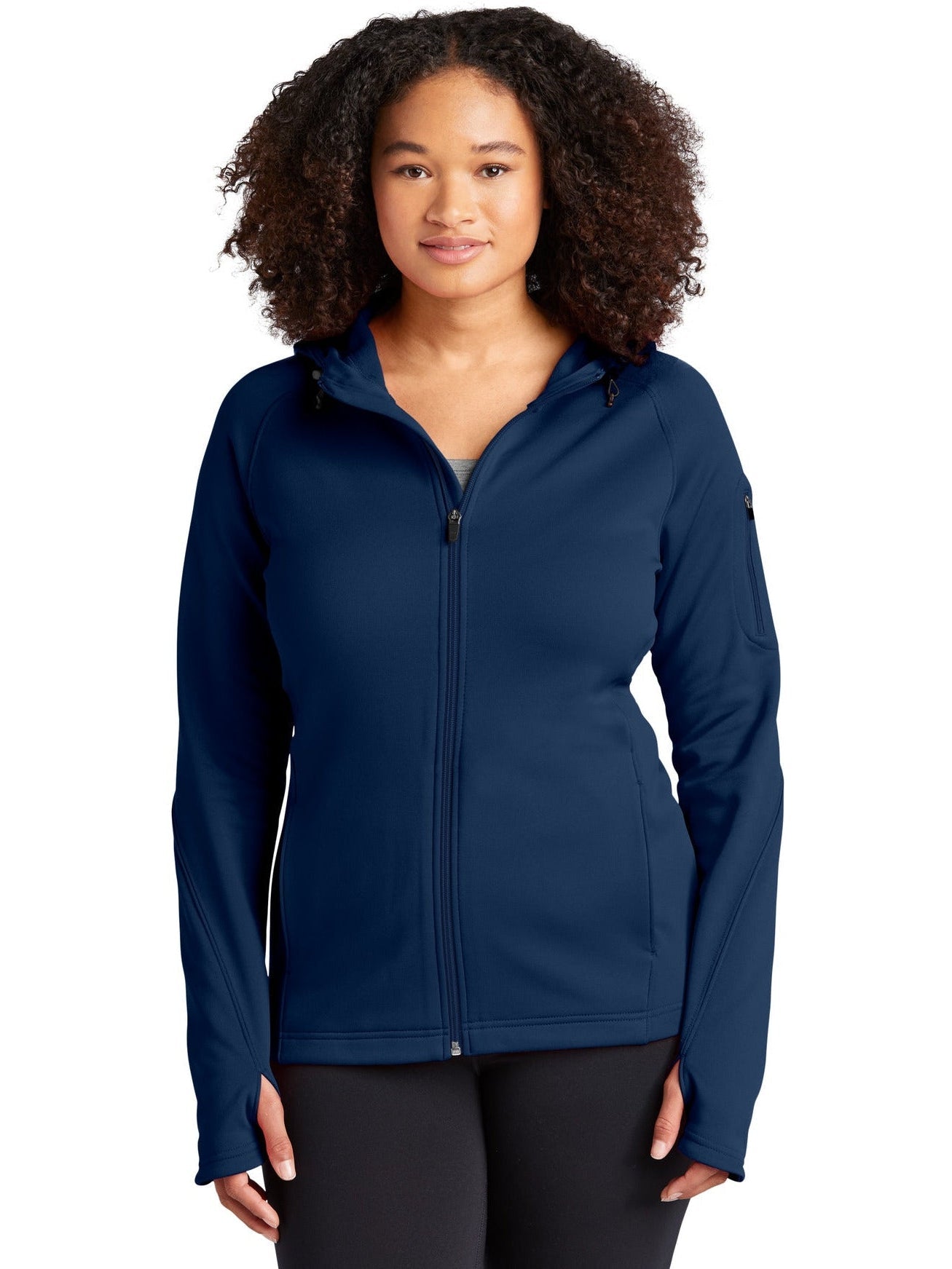 OUTLET-Port Authority Ladies Tech Fleece Full-Zip Hooded