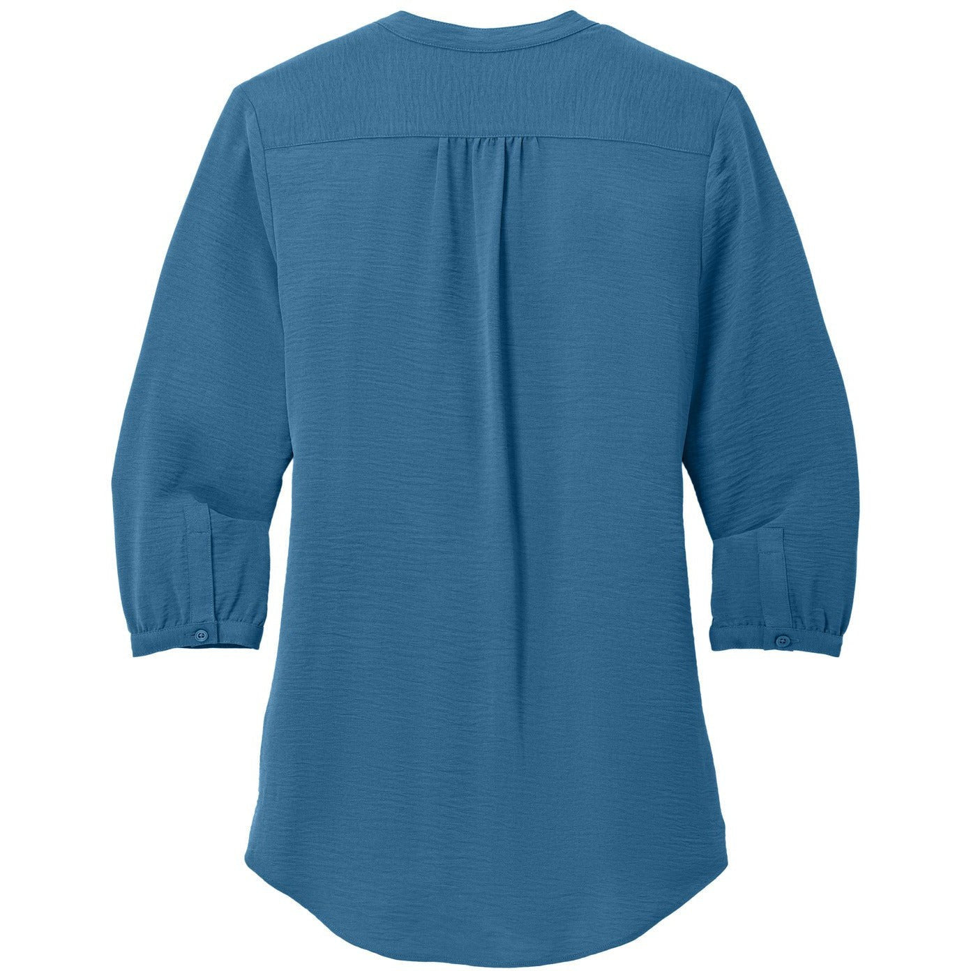 Port Authority Ladies 3/4-Sleeve Textured Crepe Tunic