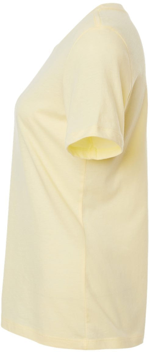 Bella+Canvas Womenâs Relaxed Fit Heather CVC Tee