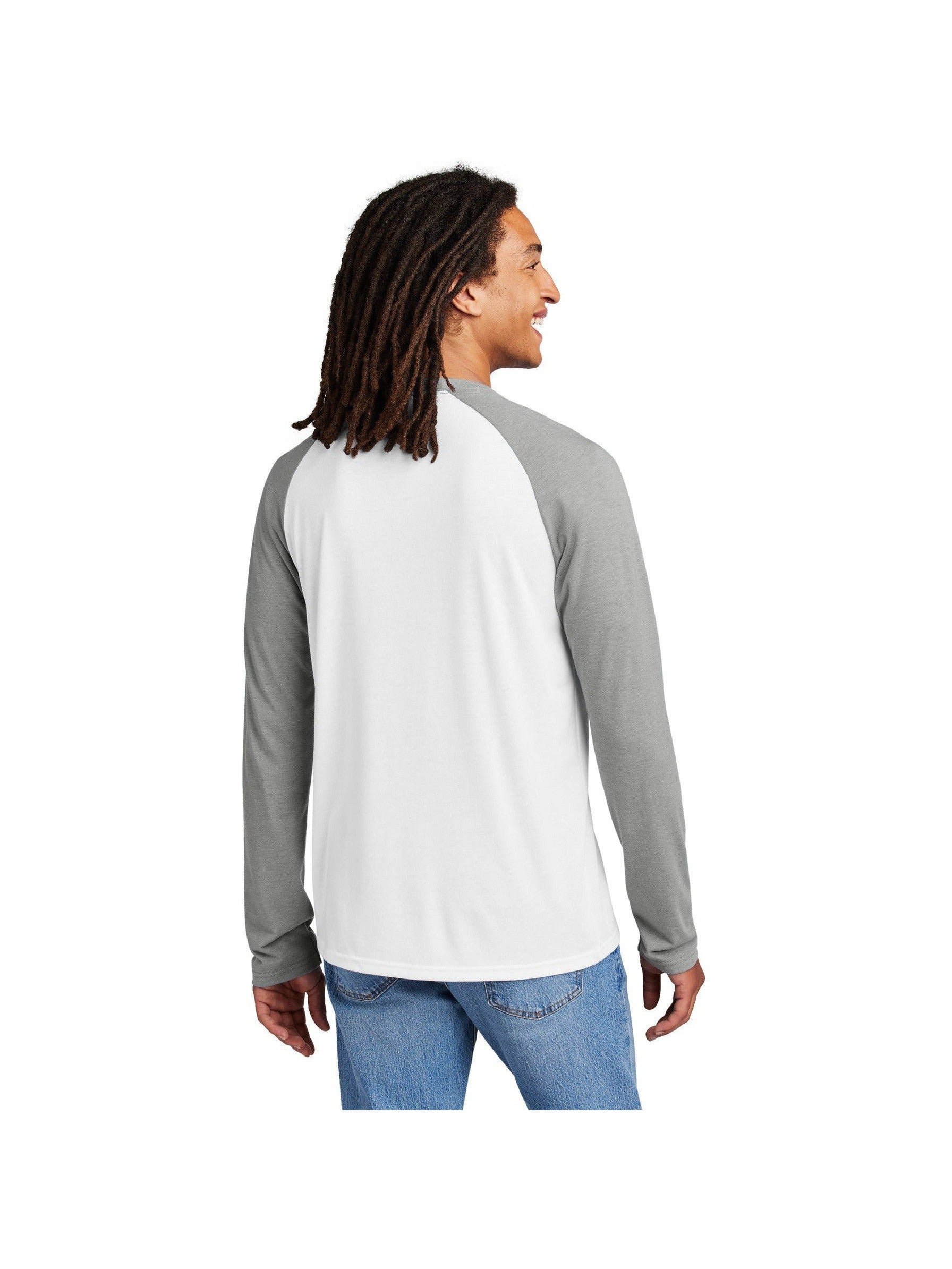 Allmade Unisex Tri-Blend Long Sleeve Colorblock Raglan