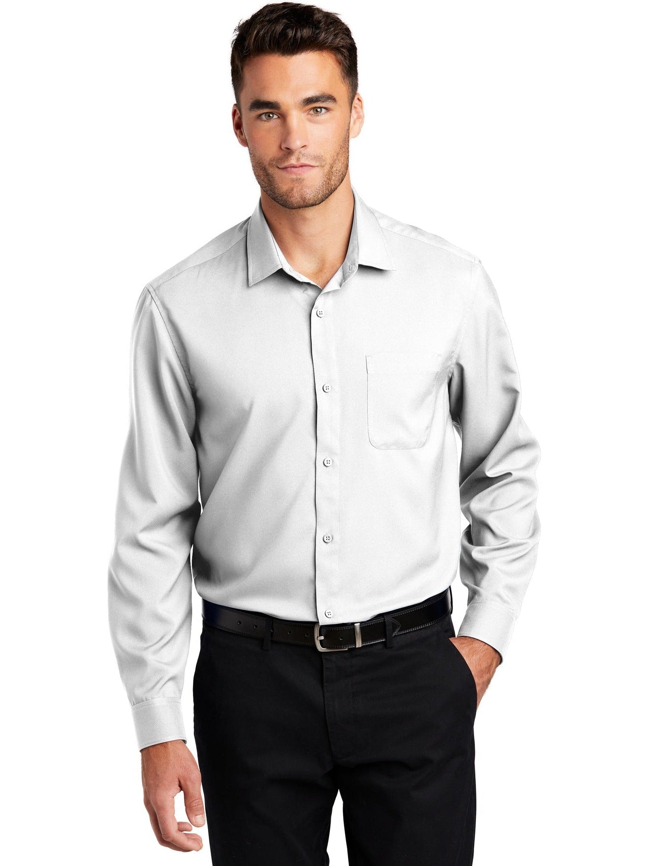 OUTLET-Port Authority Long Sleeve Performance Staff Shirt