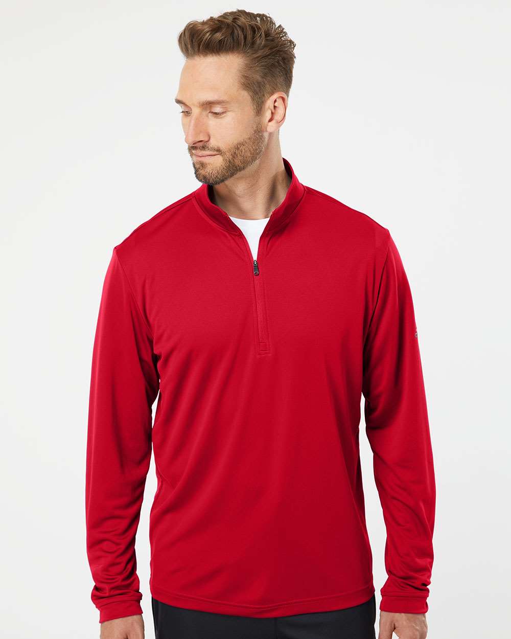 OUTLET-Adidas Lightweight Quarter-Zip Pullover