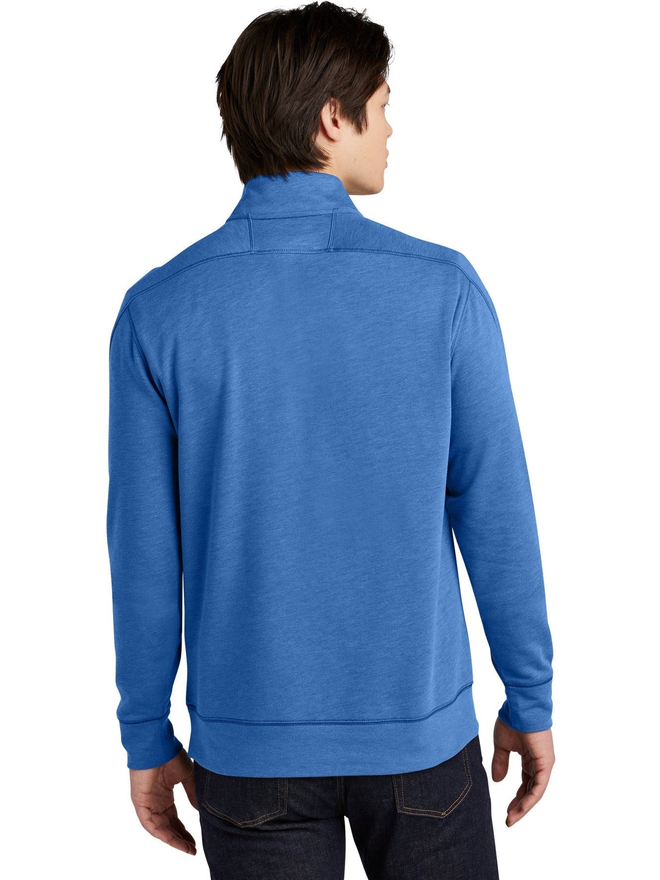 OUTLET-New Era Tri-Blend Fleece 1/4-Zip Pullover