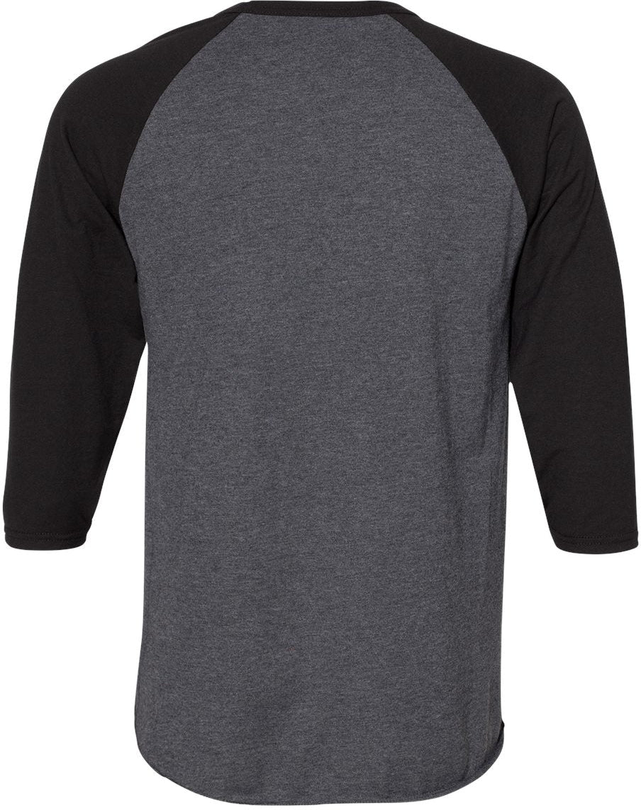 Jerzees Premium Blend Ringspun Three-Quarter Sleeve Raglan Baseball T-Shirt