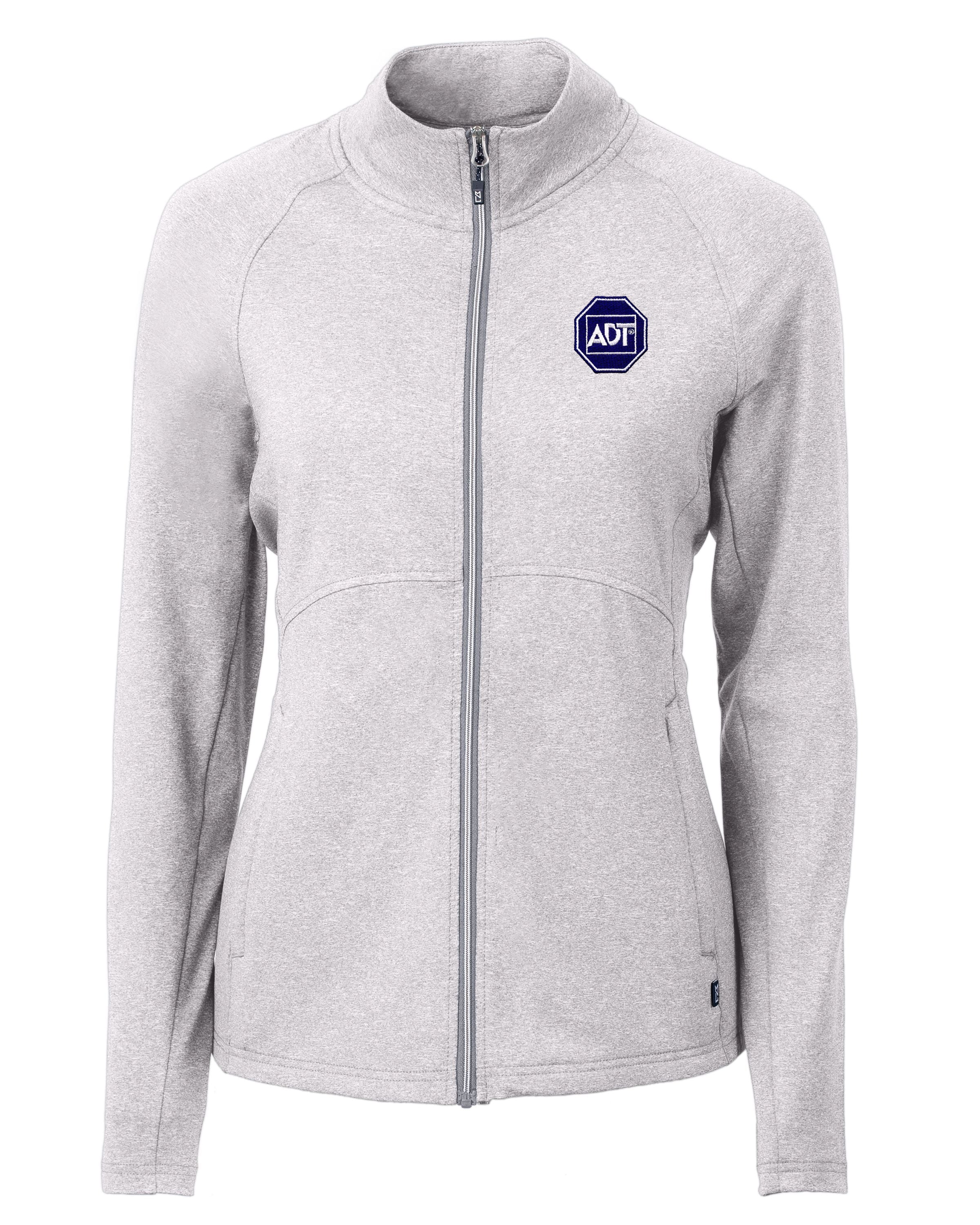 Cutter & Buck Adapt Eco Knit Heather Recycled Ladies Full Zip