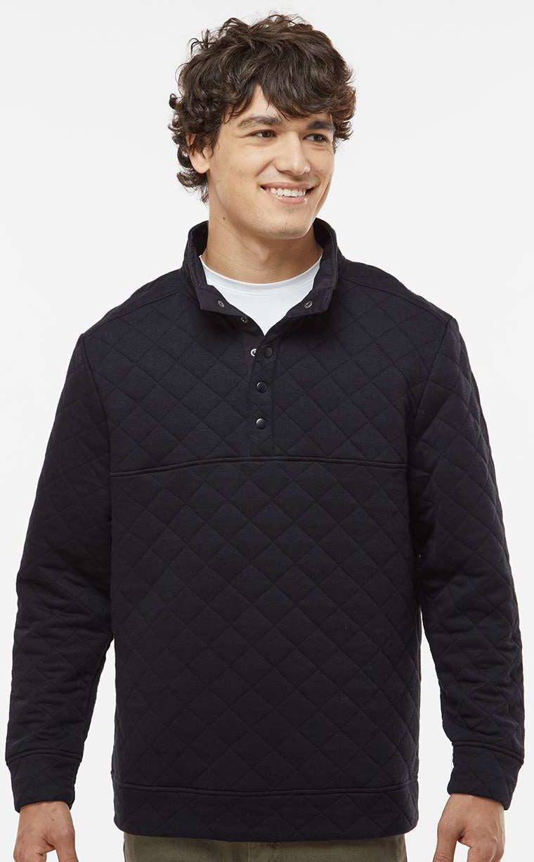 OUTLET-J America Quilted Snap Pullover