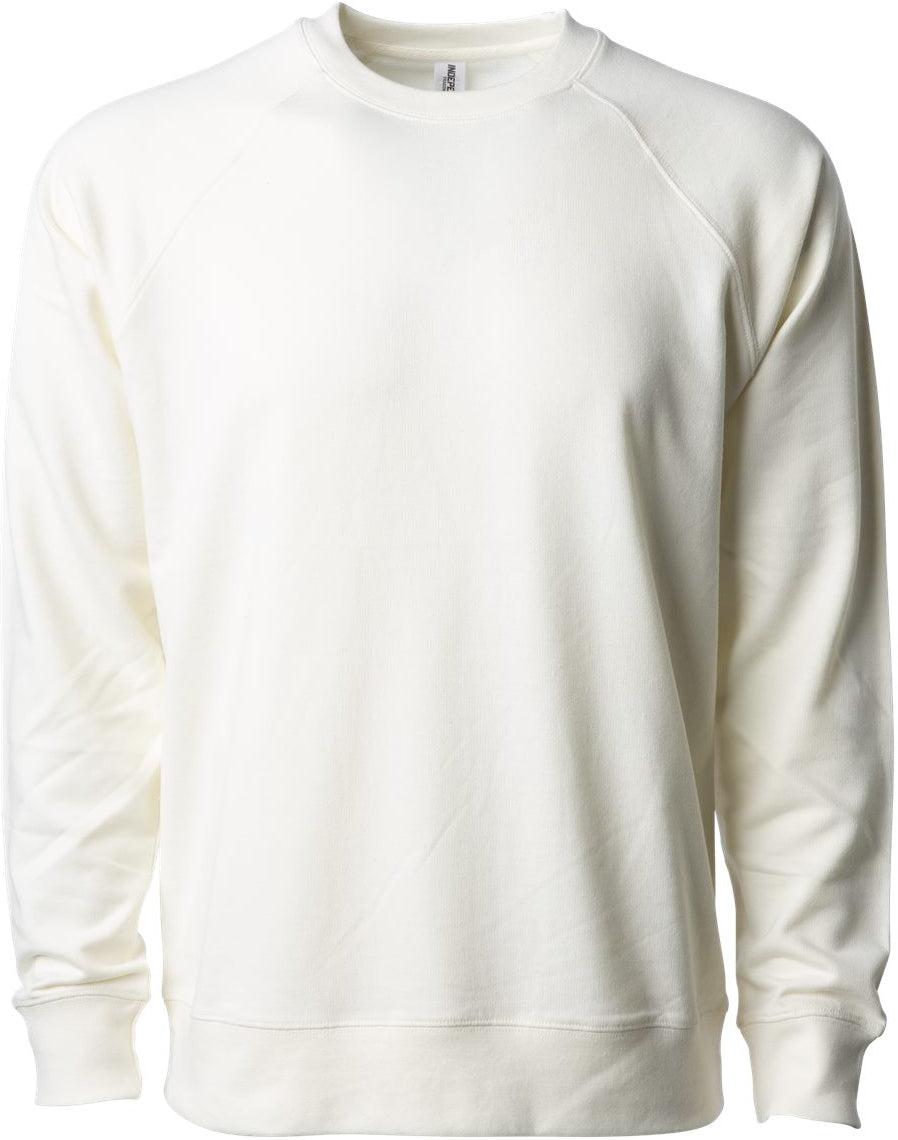 Independent Trading Co. Icon Unisex Lightweight Loopback Terry Crewneck Sweatshirt