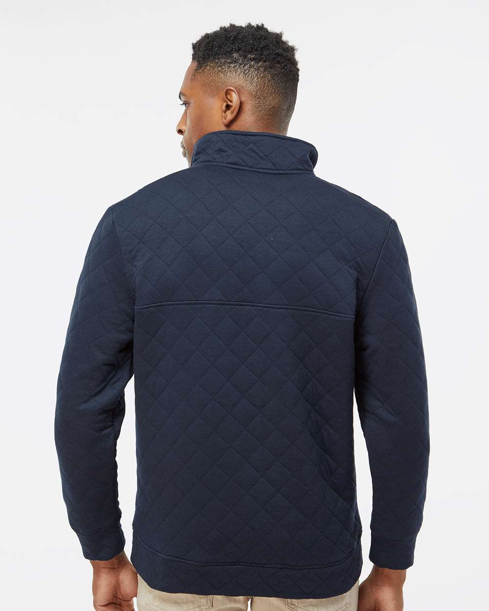 OUTLET-J America Quilted Snap Pullover