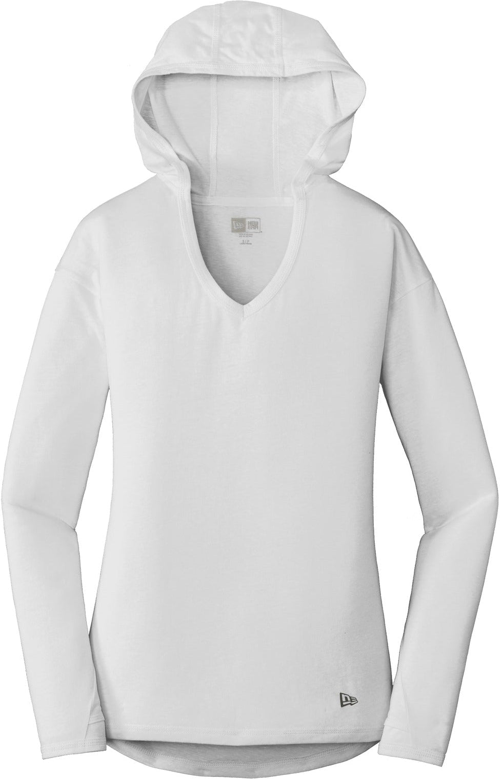 CLOSEOUT - New EraLadies Tri-Blend Performance Pullover Hoodie Tee