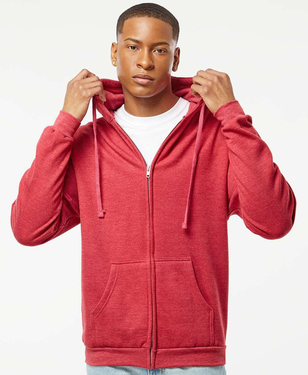 Tultex Unisex Full-Zip Hooded Sweatshirt