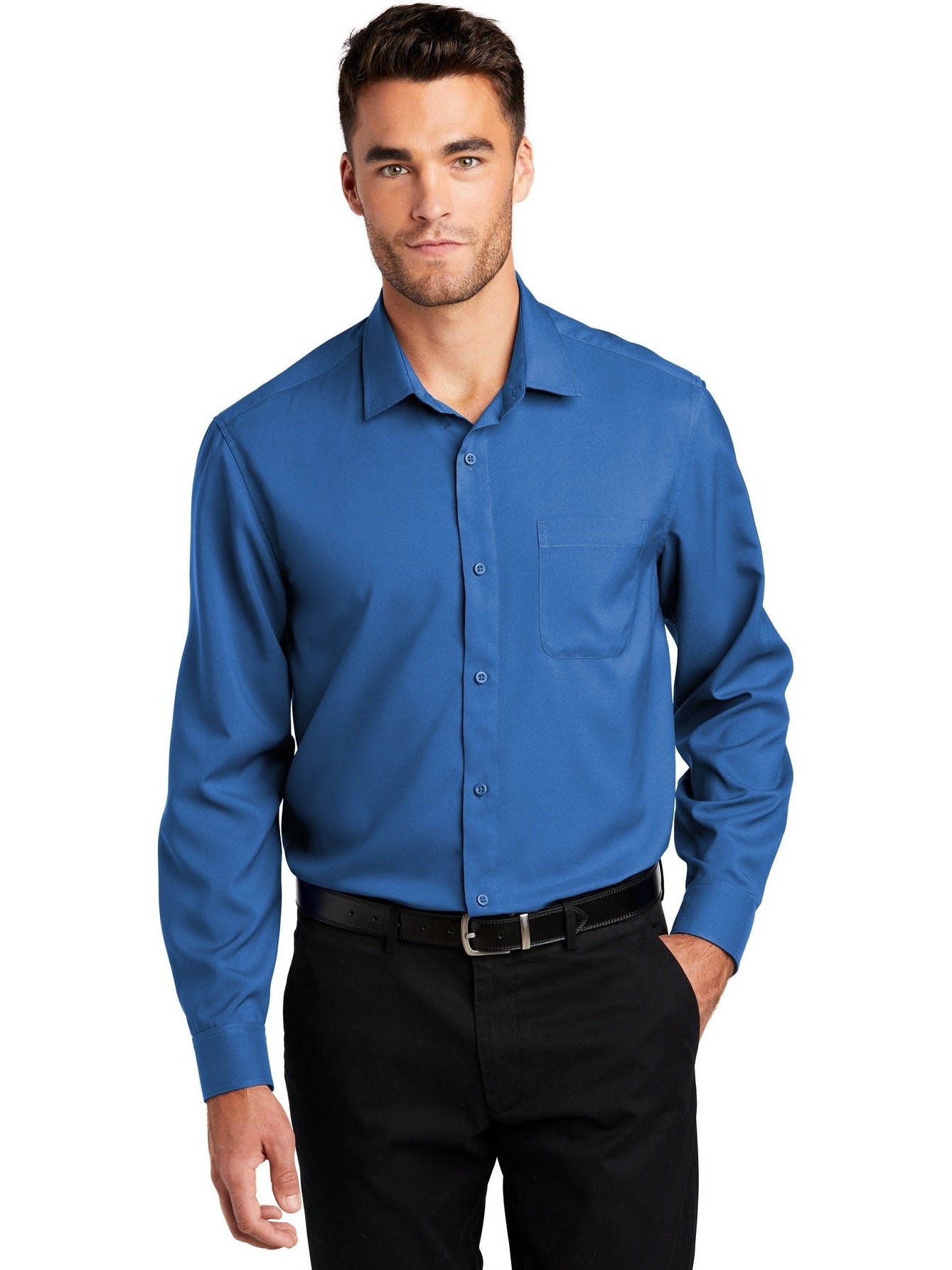 OUTLET-Port Authority Long Sleeve Performance Staff Shirt