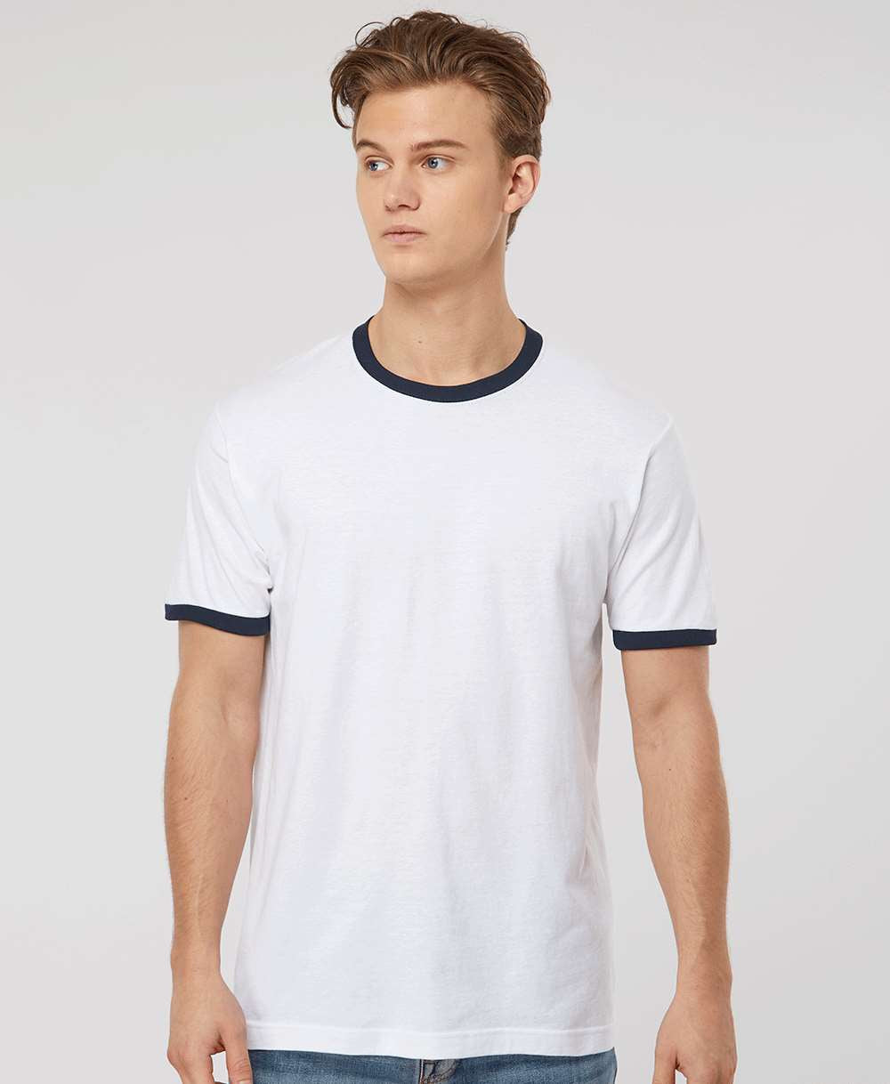 Tultex Unisex Fine Jersey Ringer T-Shirt