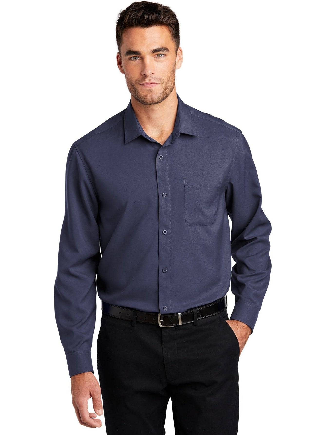 OUTLET-Port Authority Long Sleeve Performance Staff Shirt