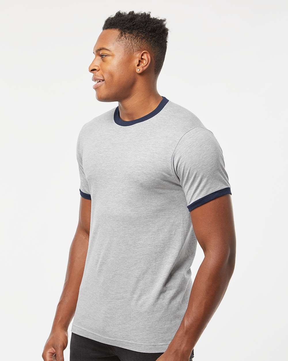 Tultex Unisex Fine Jersey Ringer T-Shirt