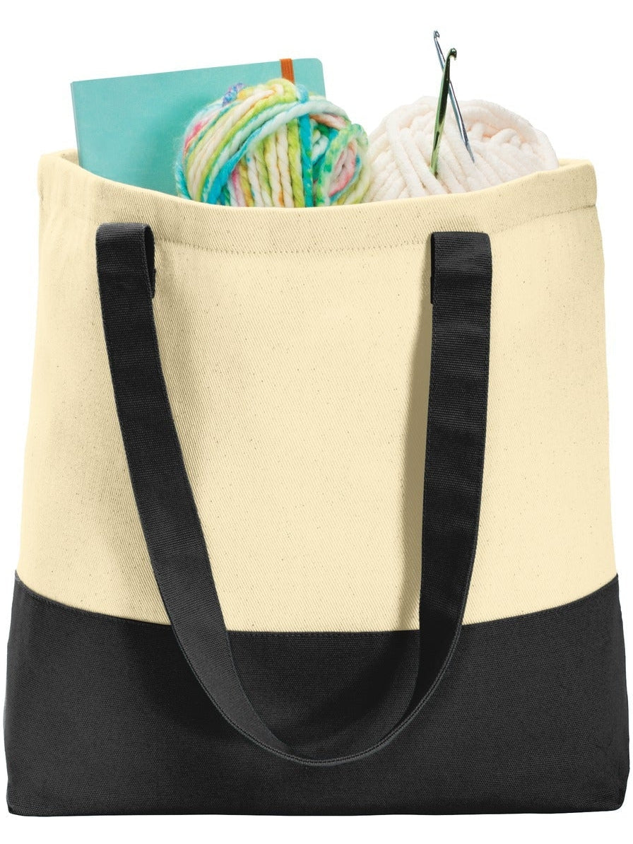 Port Authority Colorblock Cotton Tote