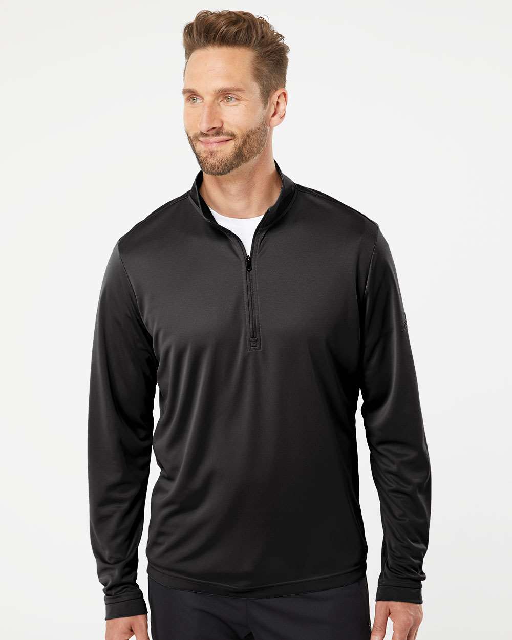 OUTLET-Adidas Lightweight Quarter-Zip Pullover