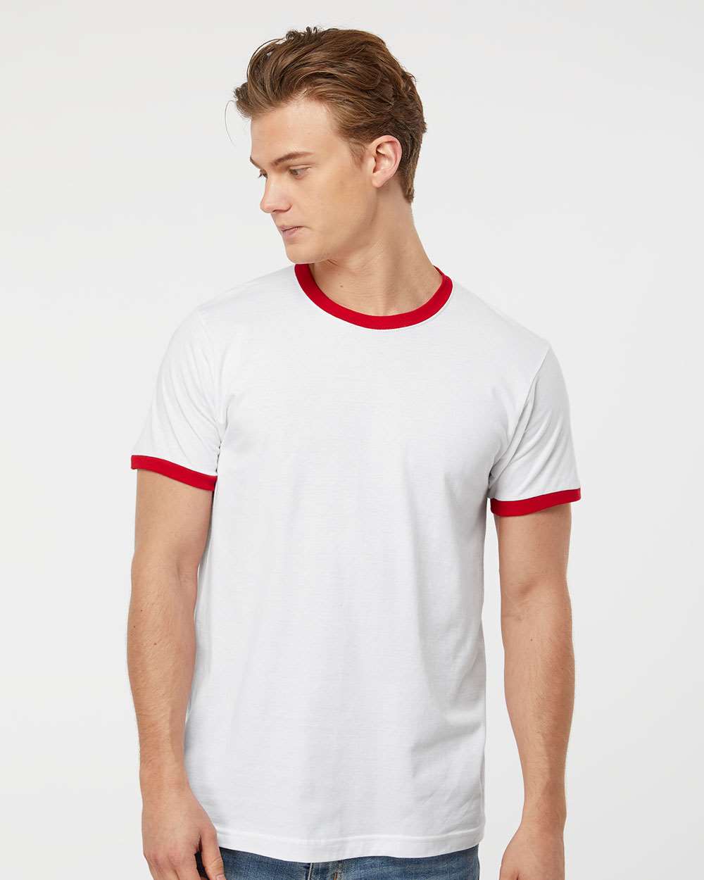 Tultex Unisex Fine Jersey Ringer T-Shirt