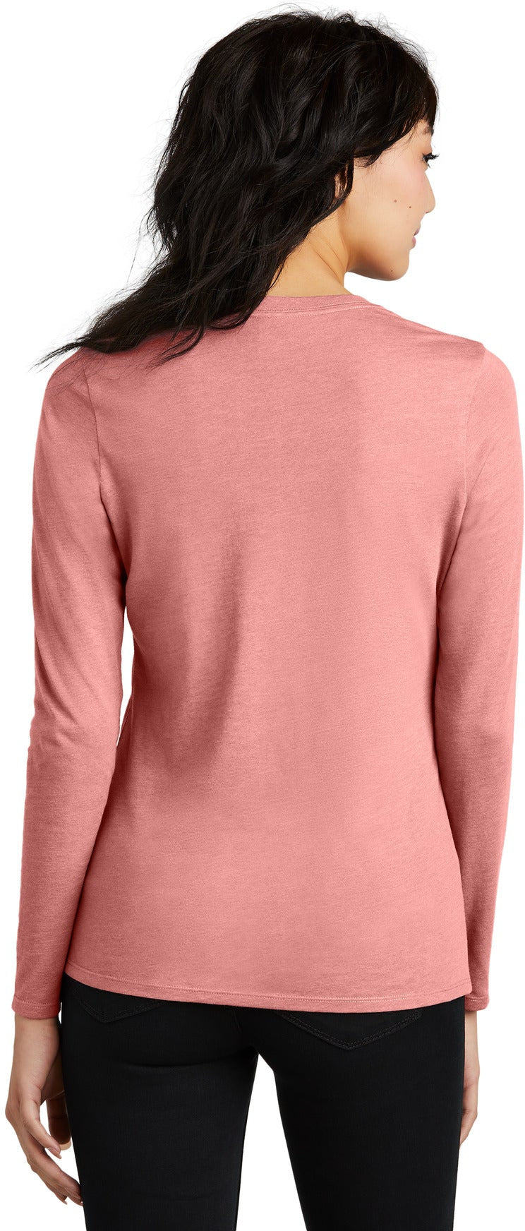 District Ladies Perfect Blend CVC Long Sleeve Tee