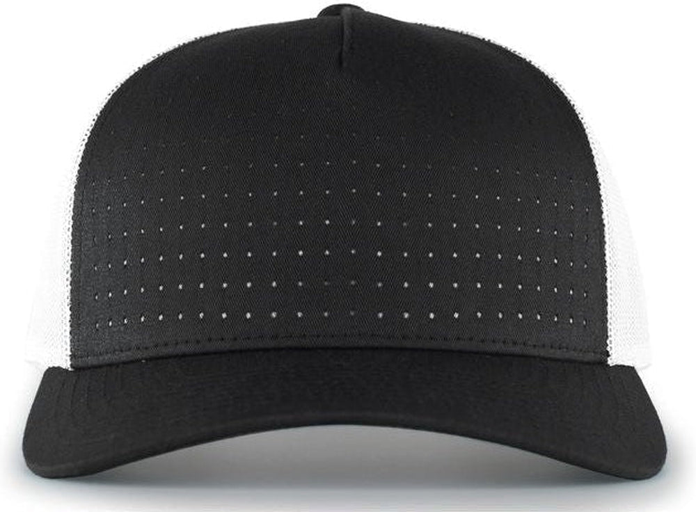 Pacific Headwear Perforated 5-Panel Trucker Snapback Cap