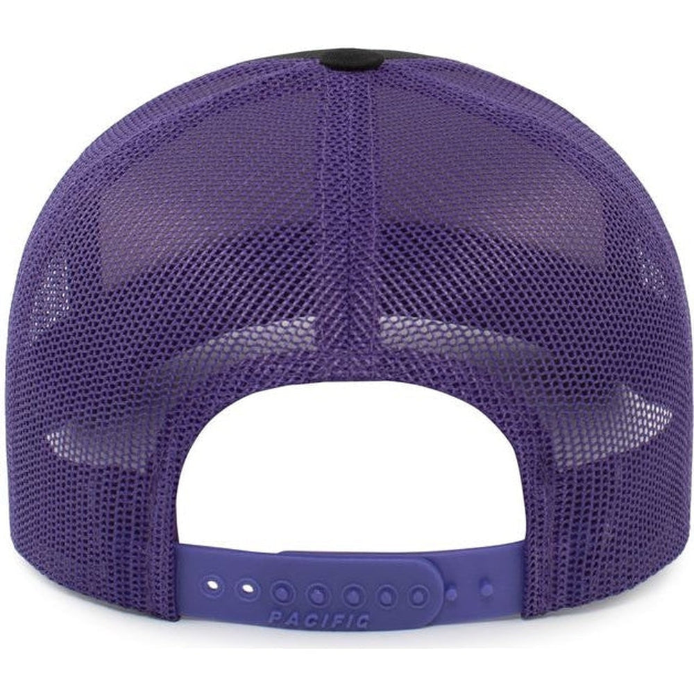 Pacific Headwear Perforated 5-Panel Trucker Snapback Cap