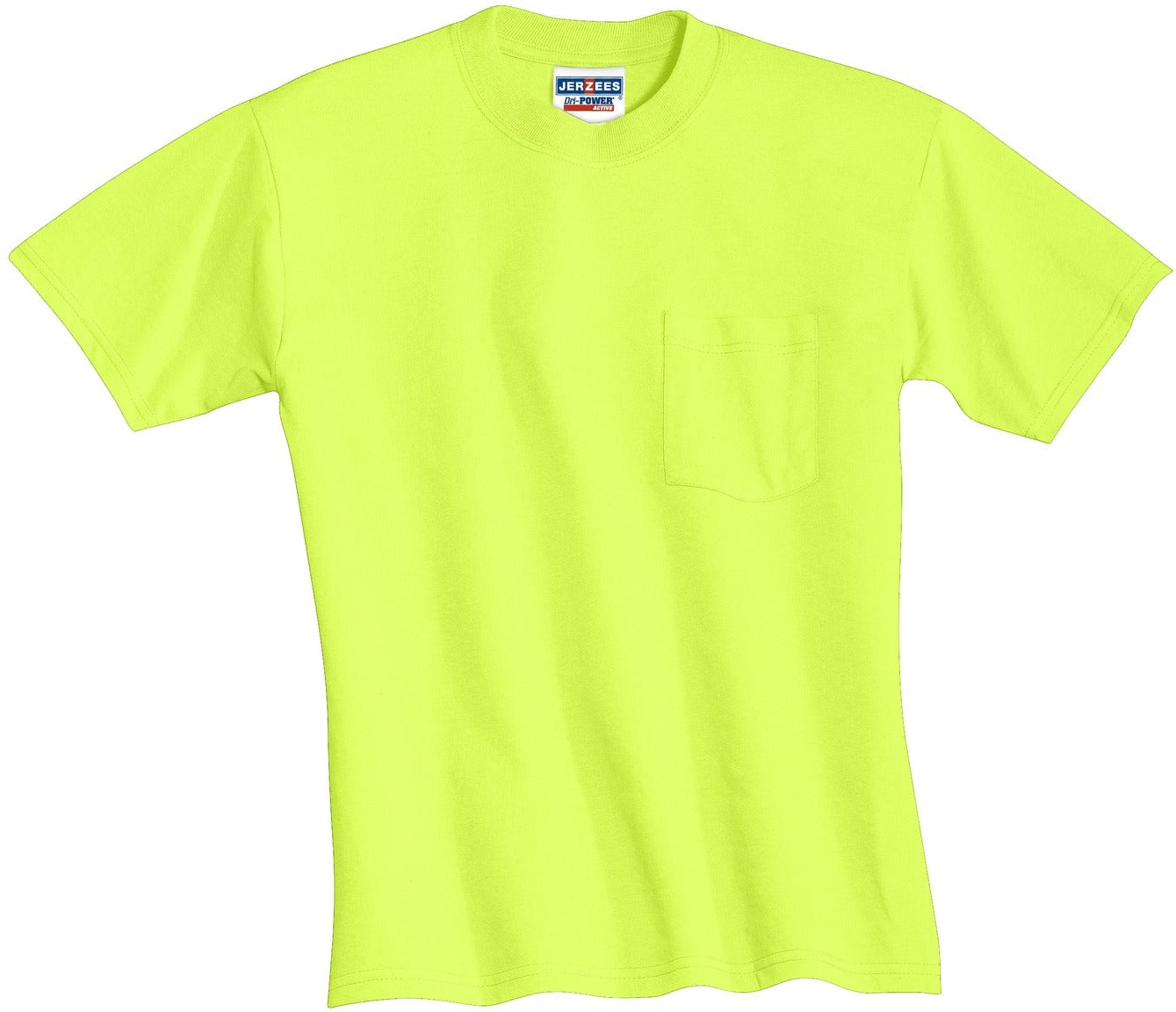 OUTLET-Jerzees Dri-PowerActive 50/50 Cotton/Poly Pocket T-Shirt