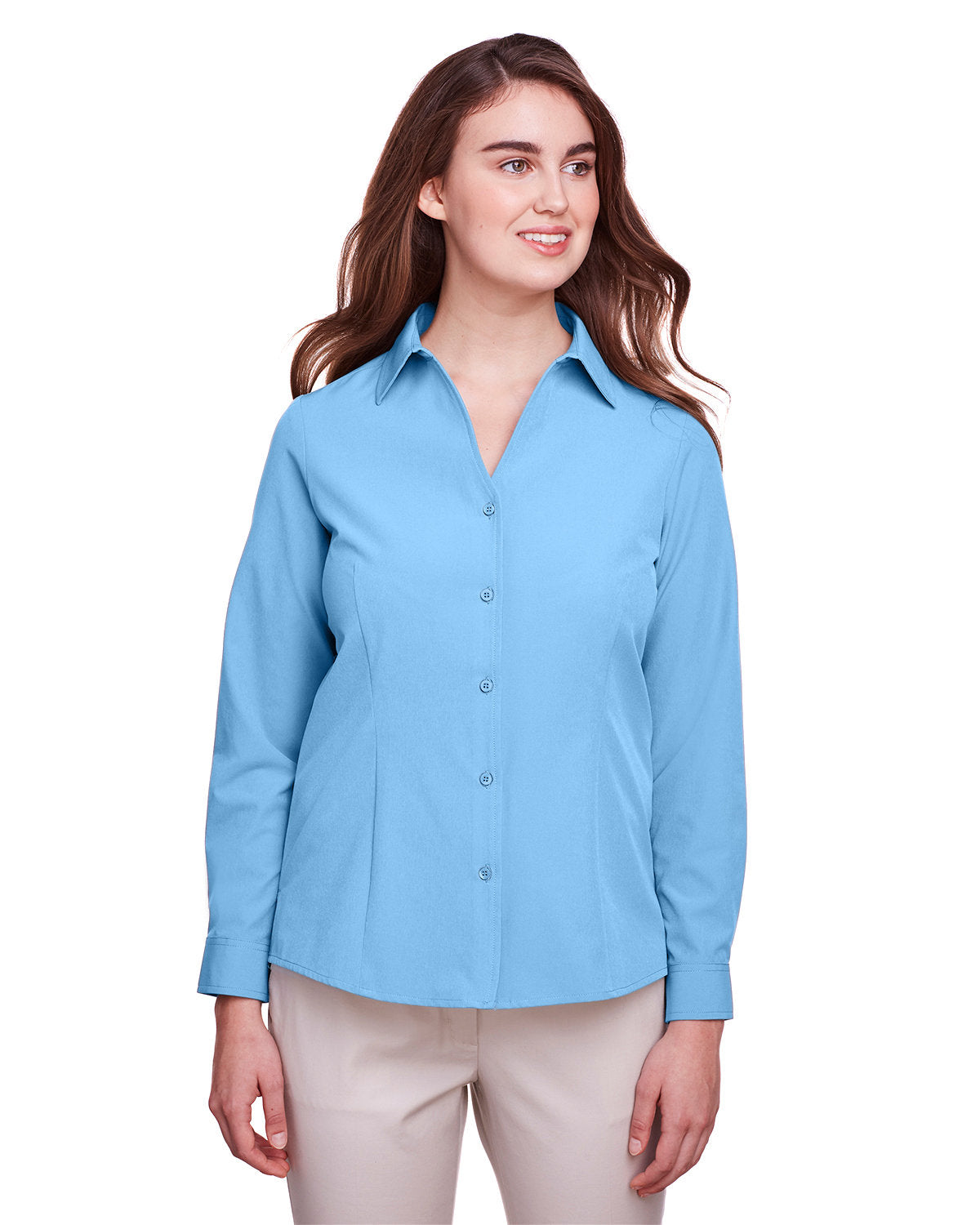 OUTLET-UltraClub Ladies Bradley Performance Woven Shirt