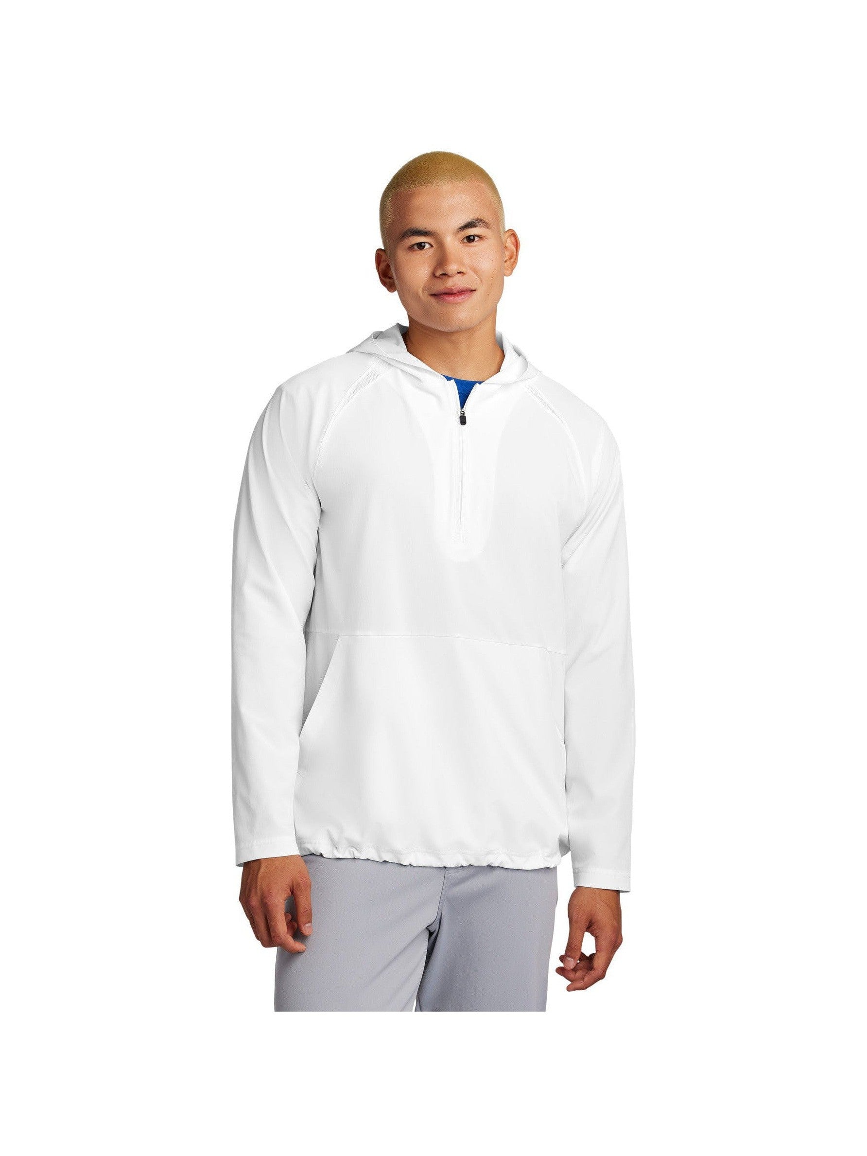 Sport-Tek Repeat 1/2-Zip Long Sleeve Hooded Jacket