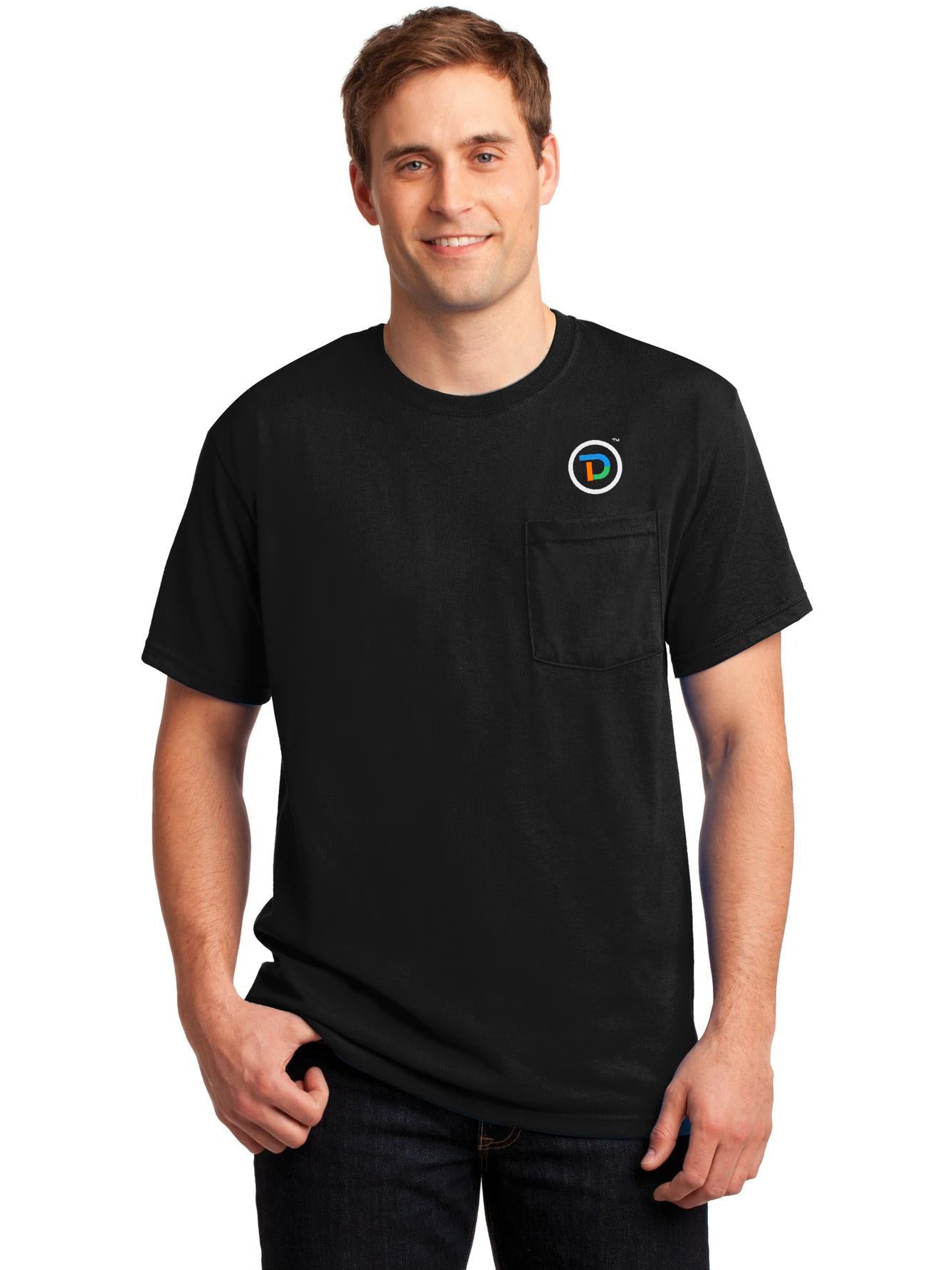 OUTLET-Jerzees Dri-PowerActive 50/50 Cotton/Poly Pocket T-Shirt